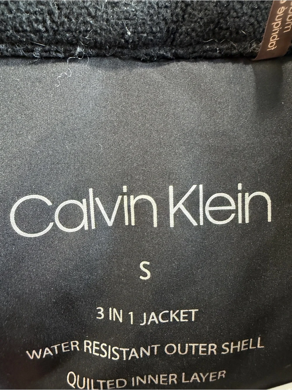 Calvin Klein Charcoal Quilted Puffer Jacket 2/2